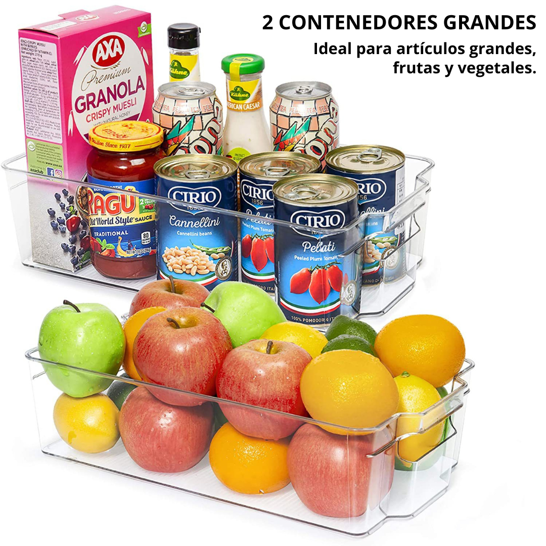 Set de 6 Contenedores para Almacenar Alimentos