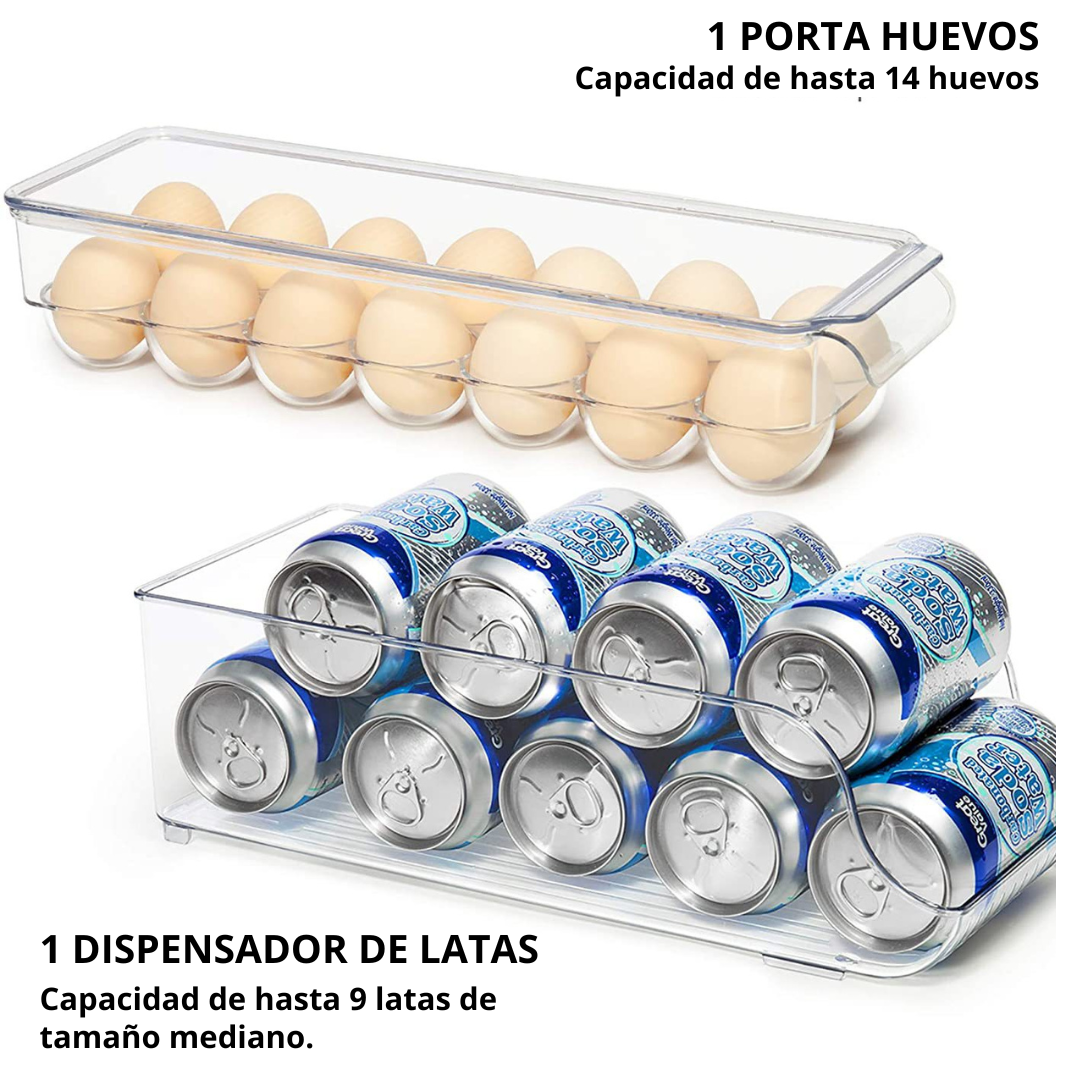 Set de 6 Contenedores para Almacenar Alimentos